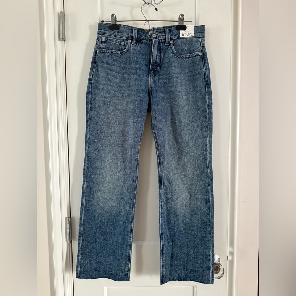 J. Crew Women’s Nip Straight High Rise Jeans